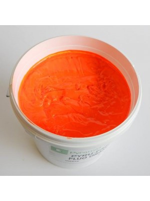 Quality Pyramid brand plastisol ink in Flour Orange